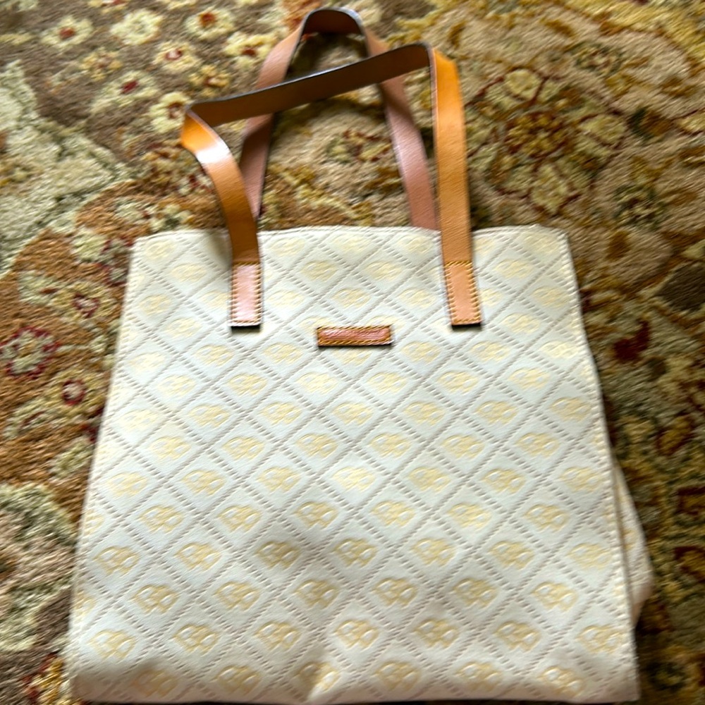 Cream Dooney Bourke bag.